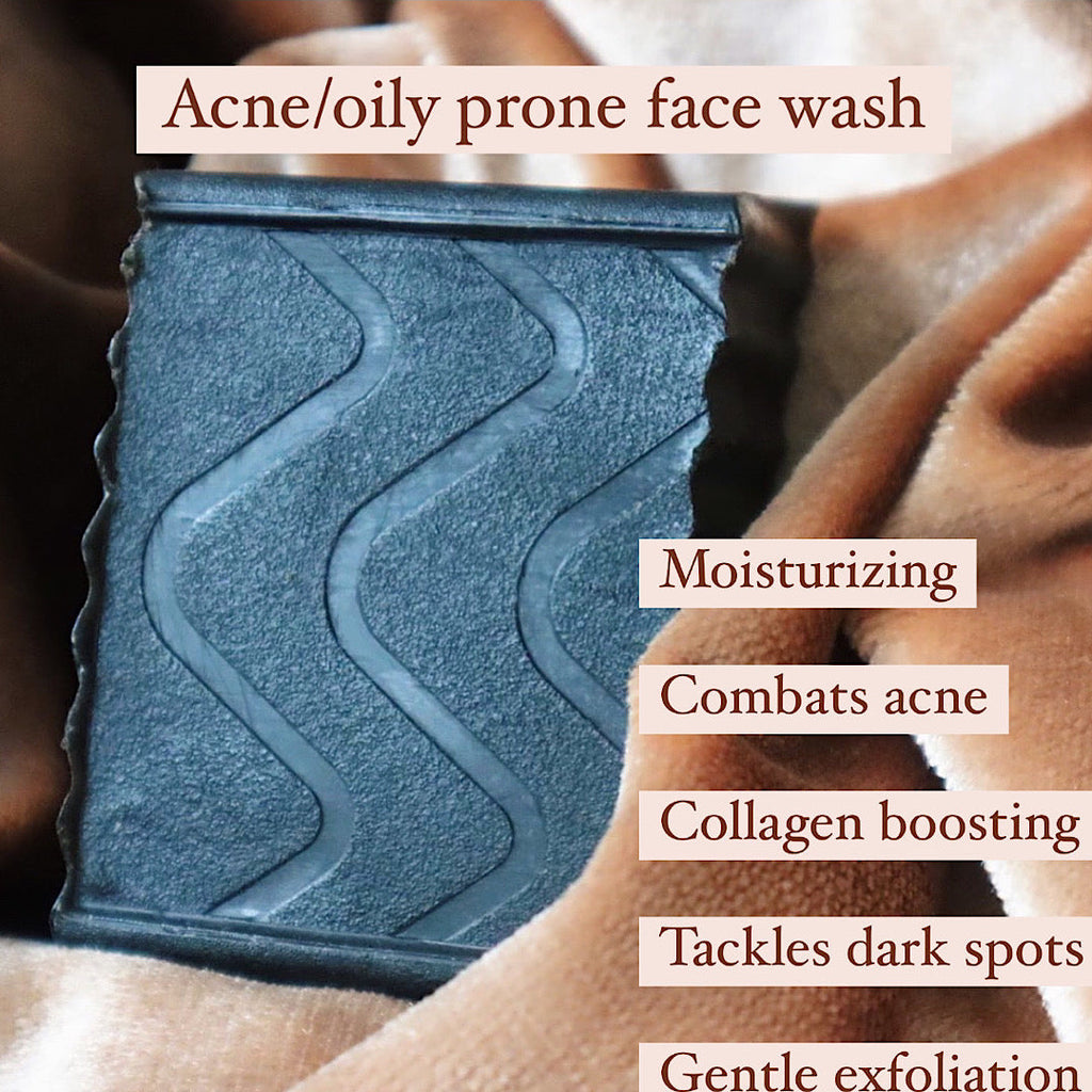 Acne Face Cleanser Facial Cleansers Las Brewhas Rectangle sebum control oil combination skin gel spot treatment active ingredient dark spot remover for him gift bag set holiday gift christmas for her skin cycling retinol plump skin